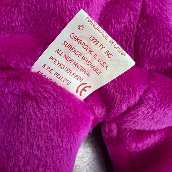 Ty Beanie Babies Millennium Plush Toy Bear Retired Birthday January 1, 1999 - Picture 7 of 10